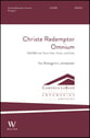 Christe, Redemptor Omnium SSATBB choral sheet music cover